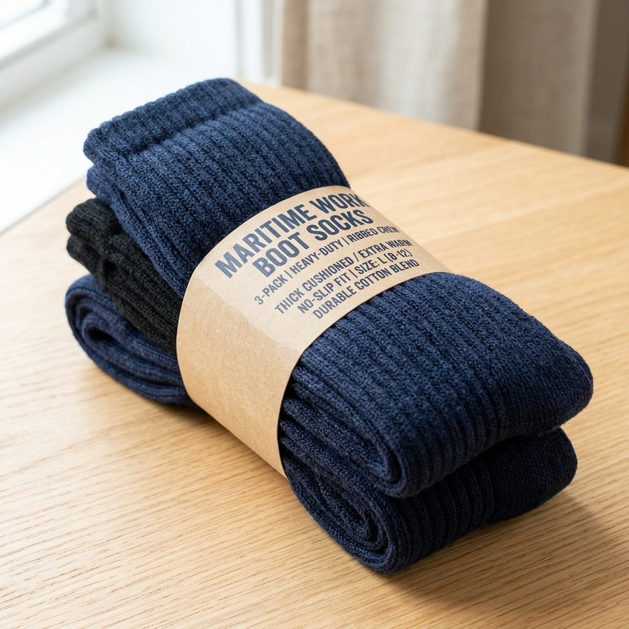 Heavy Cushion Long Cadet Boot Socks (Pack of 3 Pairs)