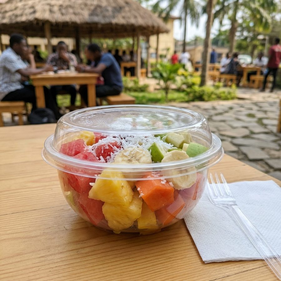 Fresh Tropical Fruit Salad Bowl — 750ml (Made to Order)